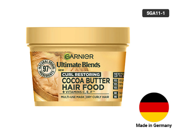 Garnier Ultimate Blends Cocoa Butter 3 in 1 Hair Mask 390ml in Sri Lanka